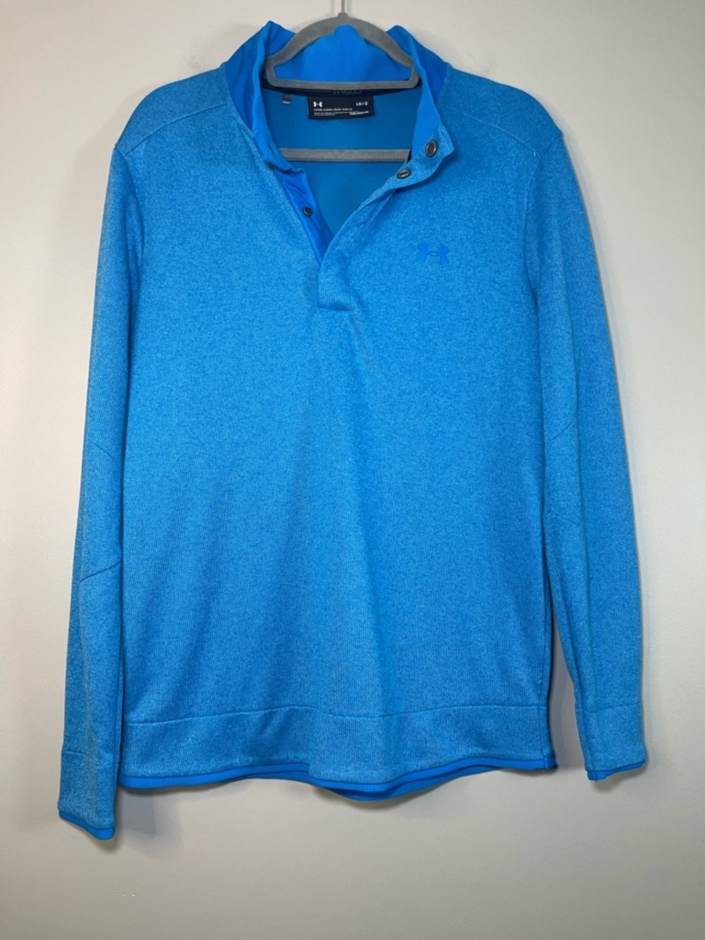 Under Armour Men's Blue Quarter-Snap Performance Pullover